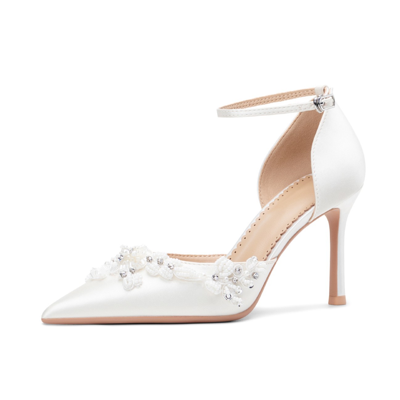 Casual Sandal Leather - Handgefertigte Perlen-High-Heels 2026 Neue Ausgehöhlte Damensandalen