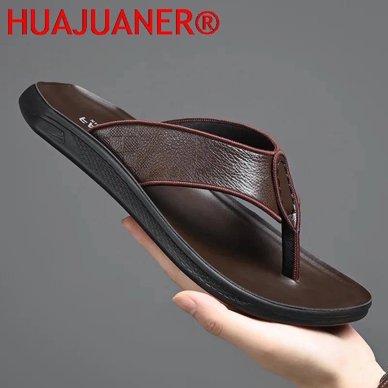 Lässige Outdoor-Herrensandalen – Flip Flop Leather Men Bewertung und Preis